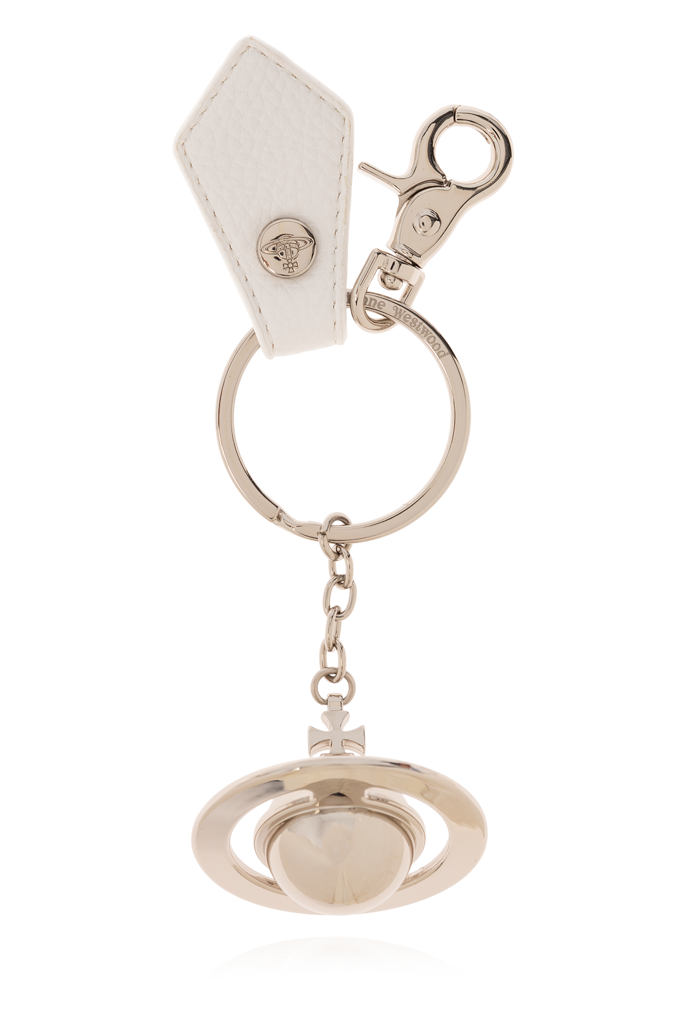 ☆Vivienne Westwood☆ 24FW Vivienne Westwood Keyring 8203011 Vivienne Westwood 3D Orb Keyring | Silver | FARFETCH